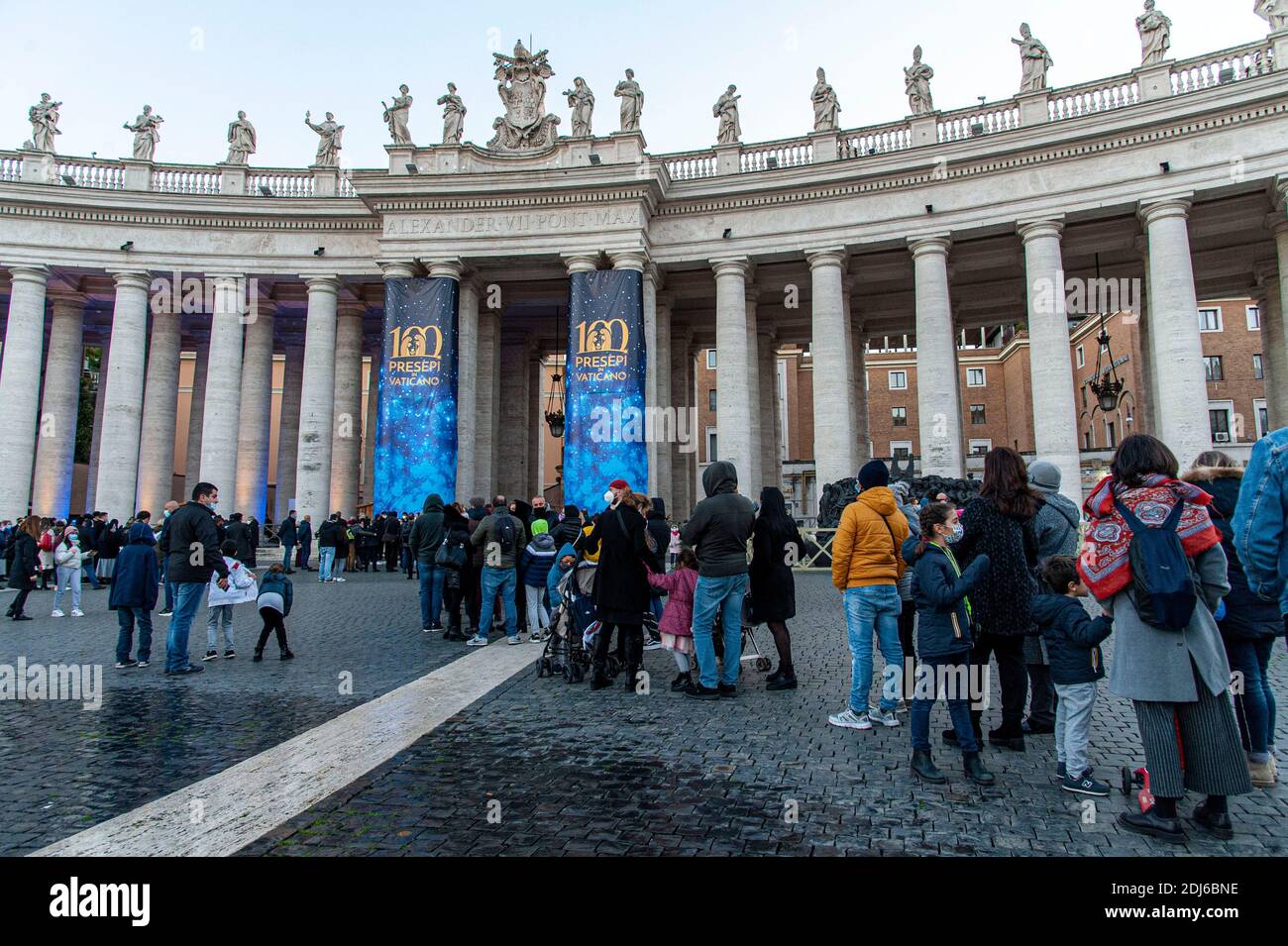 December 13, 2020 Nativity scene at the inauguration of the 100