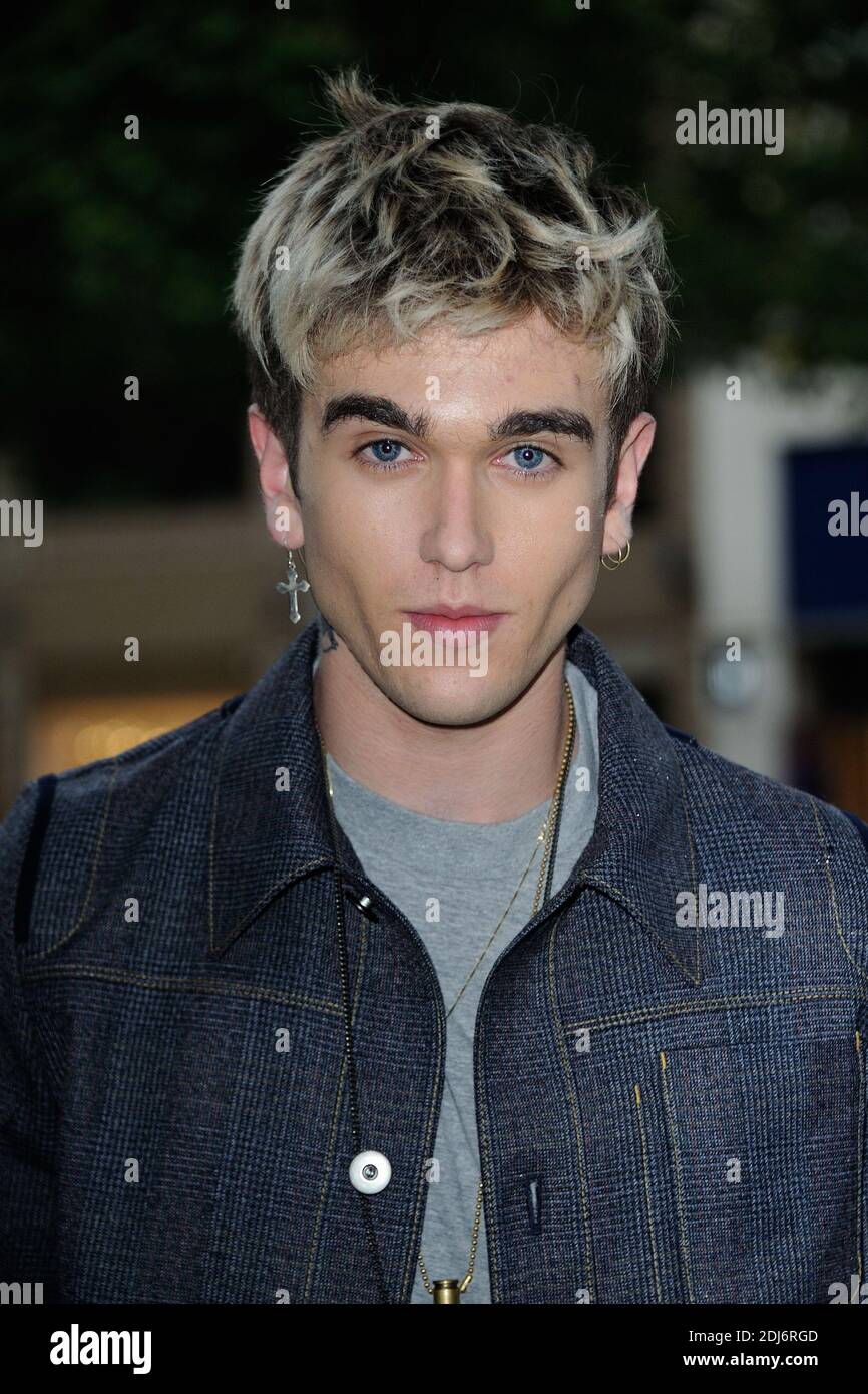 Gabriel-Kane Day-Lewis (son of Daniel Day-Lewis and Isabelle Adjani)  arriving at the Miu Miu Haute Couture Fall - Winter 2016/2017 presentation  as part of Paris Fashion Week on July 03 , 2016
