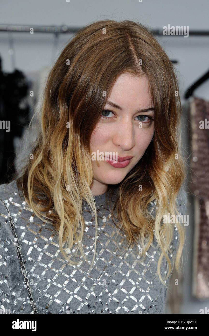 Sigrid Bouaziz attending the Chanel Haute Couture Fall - Winter 2016/