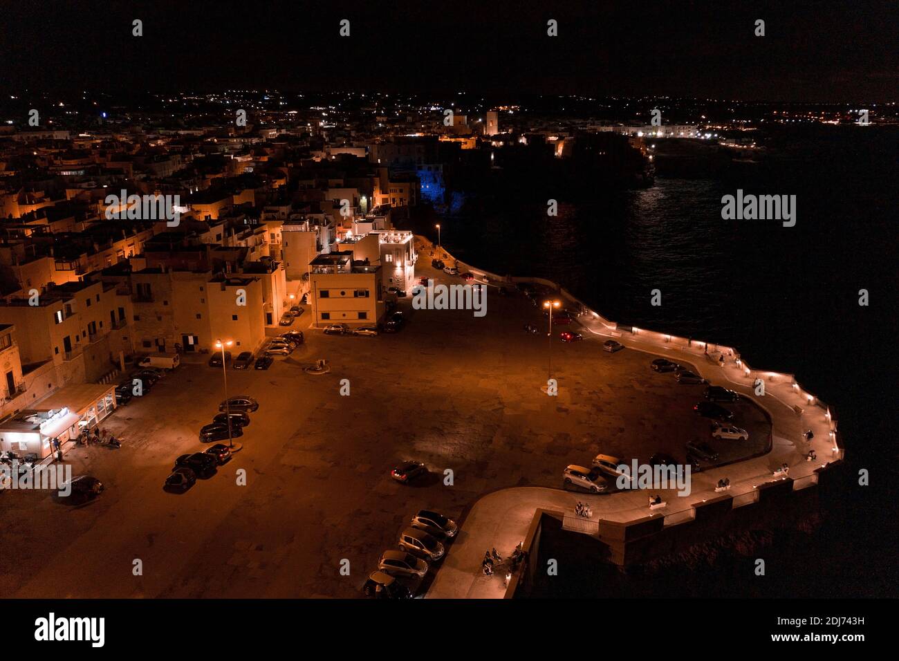 Drone view polignano mare hi-res stock photography and images - Alamy
