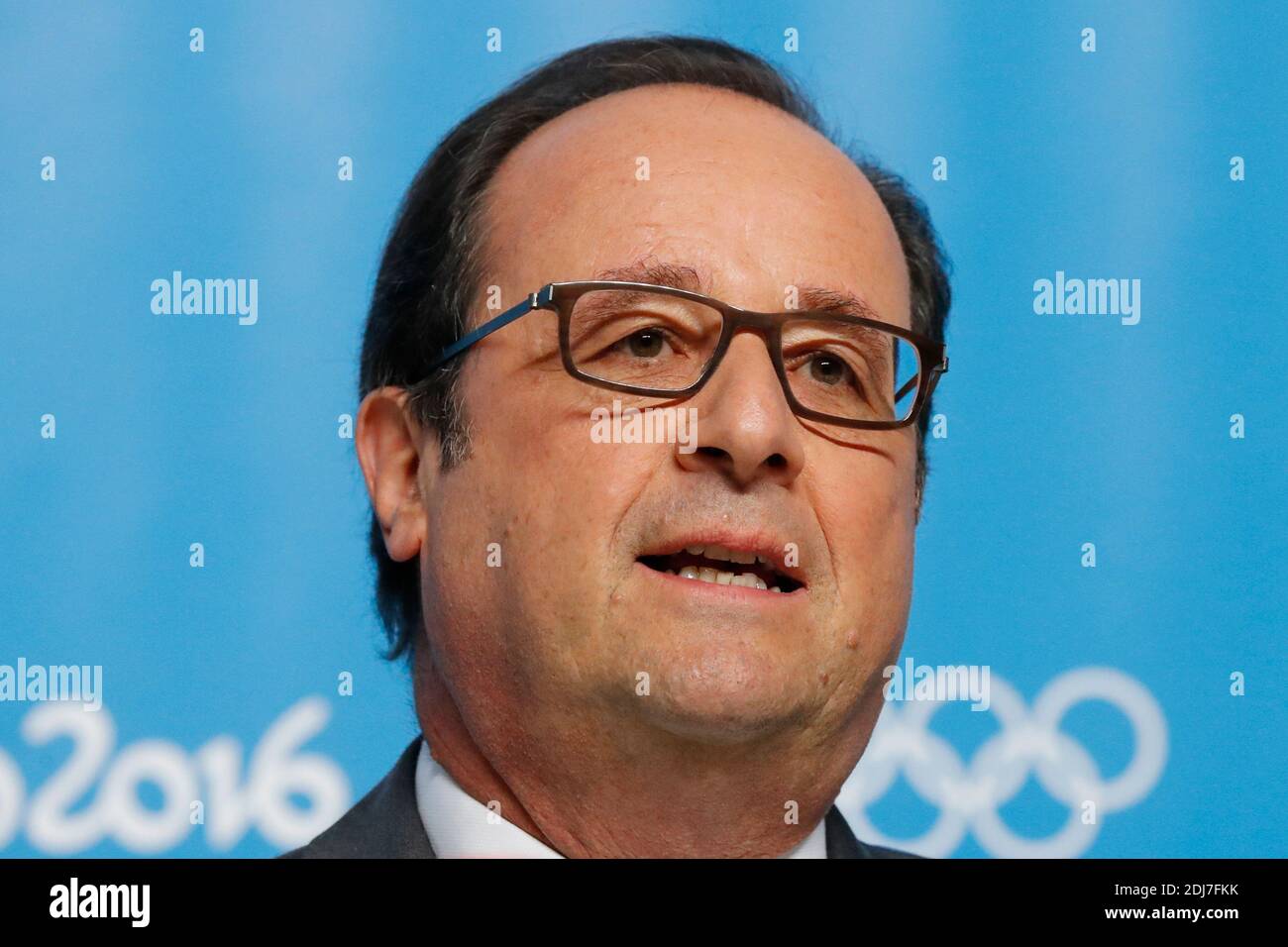 French President Francois Hollande during a Press Conference given by