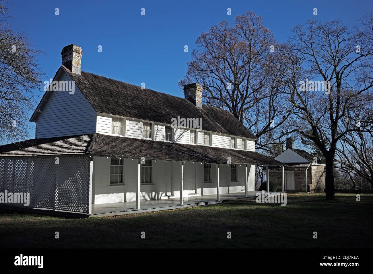 Civil war landmark Craven's house on the north facing slope of Lookout