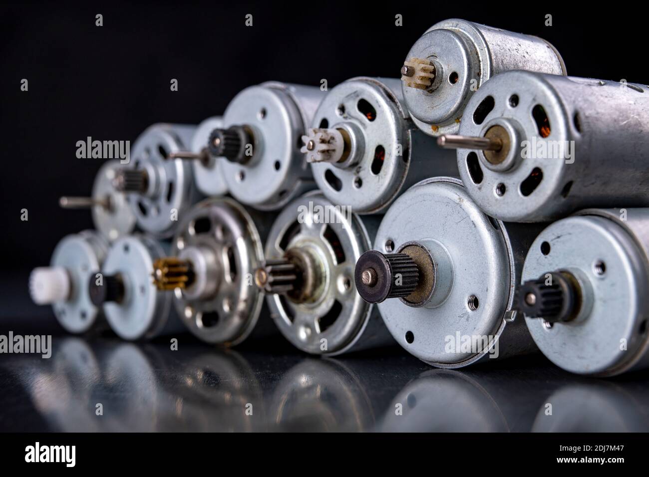 Small electric motors used in household appliances. Devices for driving various small devices