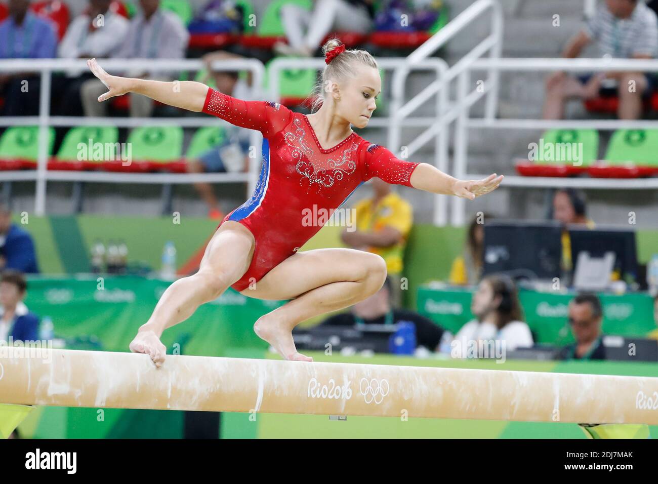 Russia S Angelina Melnikova Won The Silver Medal With Her Team When Competing In The Artistic Gymnastics Women S Team Event In Rio Olympic Arena Rio Brasil On August 9th 2016 Photo By Henri