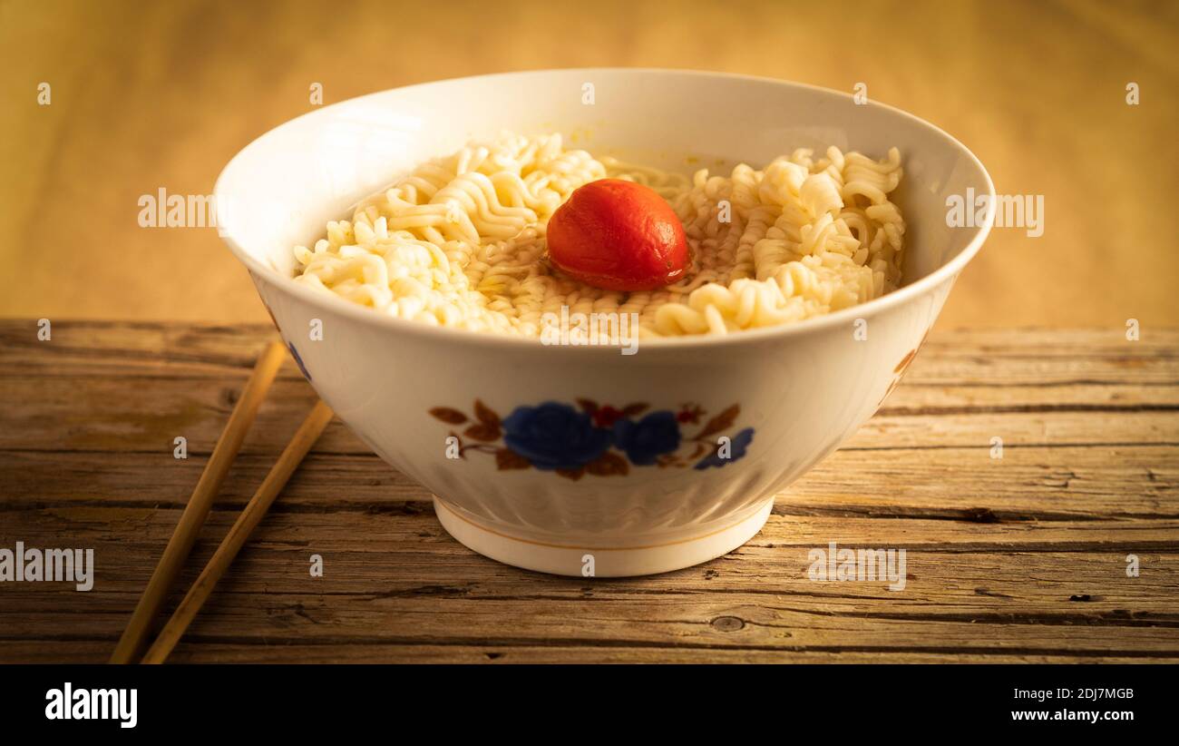 Chinese noodle soup. chinese noodles. chinese broth Stock Photo Alamy