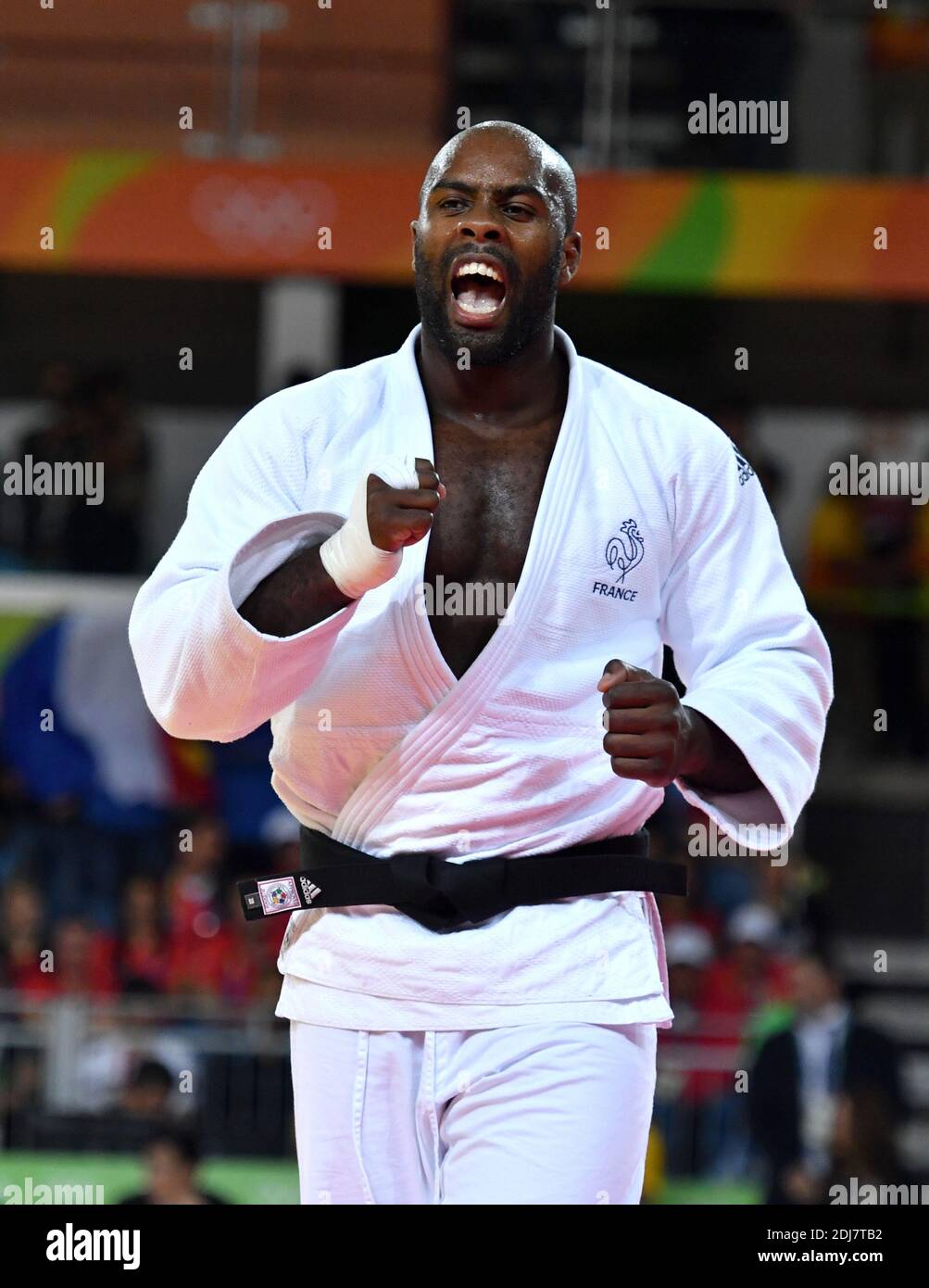Reddy Riner Teddy Riner defeats Hisayoshi Harasawa in the final of the Judo +100kg ...