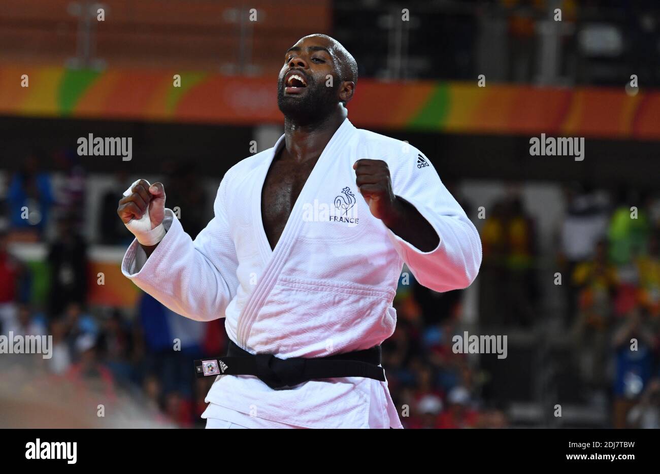 Reddy Riner Teddy Riner defeats Hisayoshi Harasawa in the final of the Judo +100kg ...