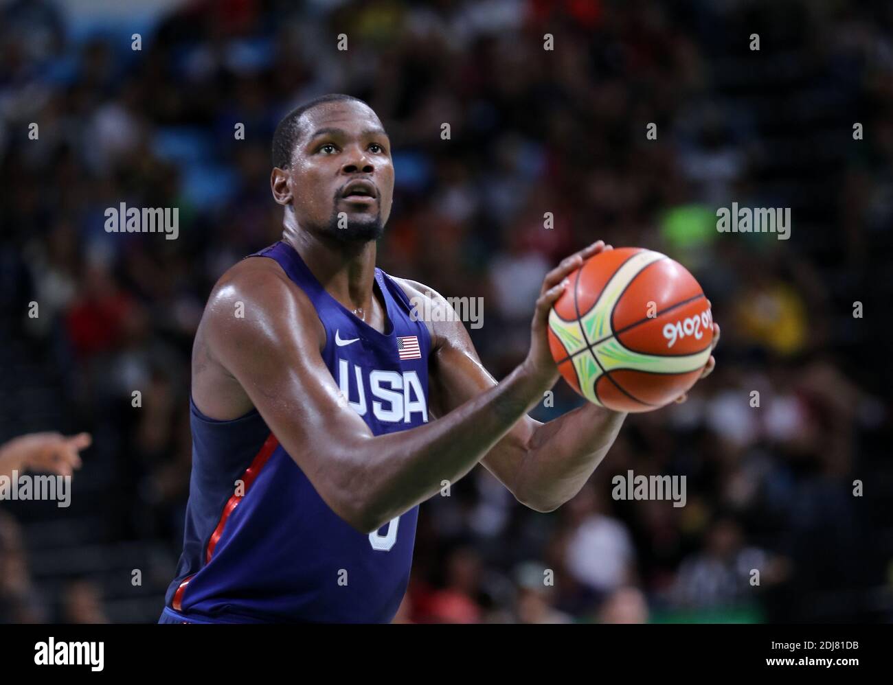 Kevin Durant Usa Team Usa S Wins Over Serbia In The Basketball Gold Medal Game On Sunday August 21 16 At The Rio Olympic Games Photo By Giuliano Bevilacqua Abacapress Com Stock Photo Alamy