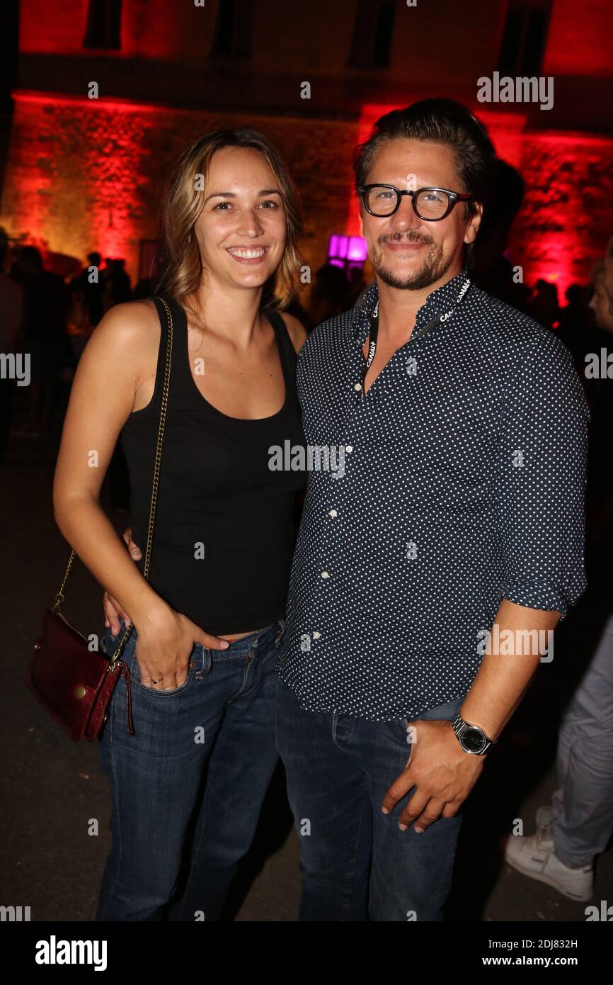 Exclusive - Matthias Van Khache and his wife attending the party of the 9th  Angouleme Film Festival in Angouleme, France on August 25, 2016. Photo by  Jerome Domine/ABACAPRESS.COM Stock Photo - Alamy