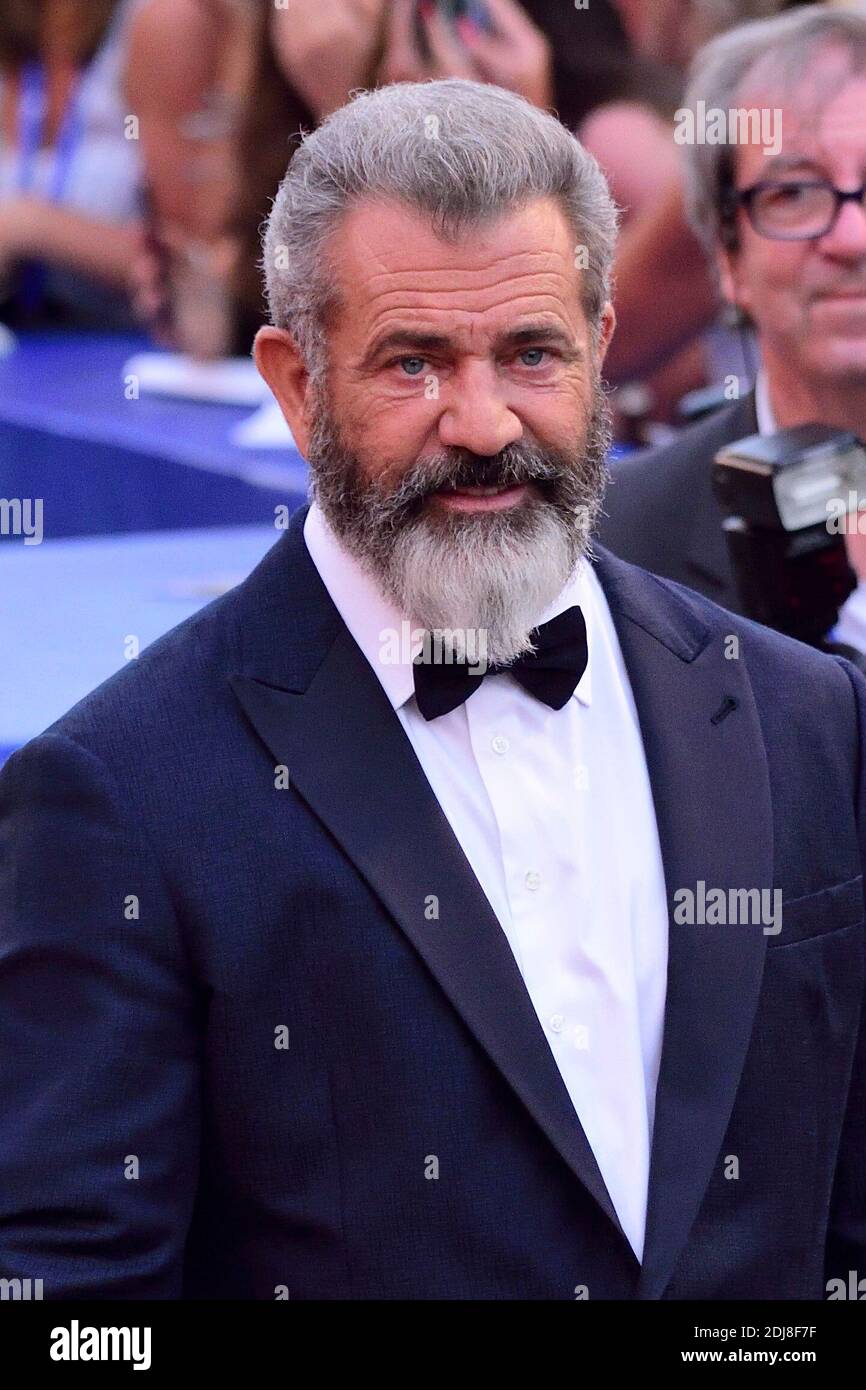 Mel Gibson attending the 'Hacksaw Ridge' Premiere on the Lido in Venice