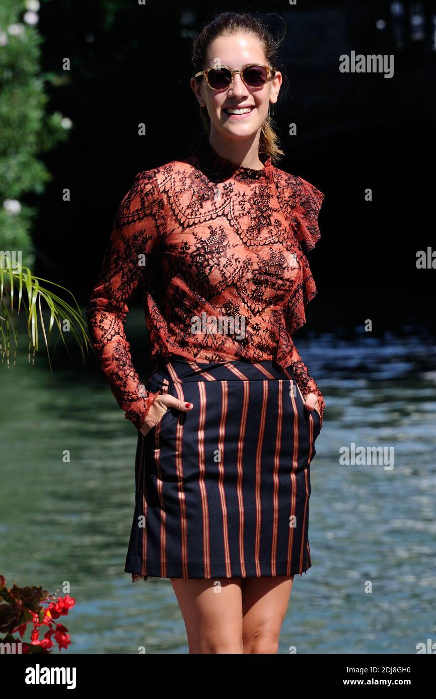 Maria Clara Alonso arriving at the Excelsior Hotel on the Lido in