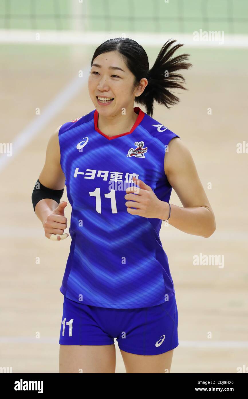 Tokyo, Japan. 11th Dec, 2020. Erika Araki Volleyball : 2020 All Japan Women's Volleyball Championships (Empress's Cup) 2nd round match between Toyota Auto Body Queenseis - PFU Blue Cats at Musashino Forest Sport Plaza in Tokyo, Japan . Credit: Yohei Osada/AFLO SPORT/Alamy Live News Stock Photo