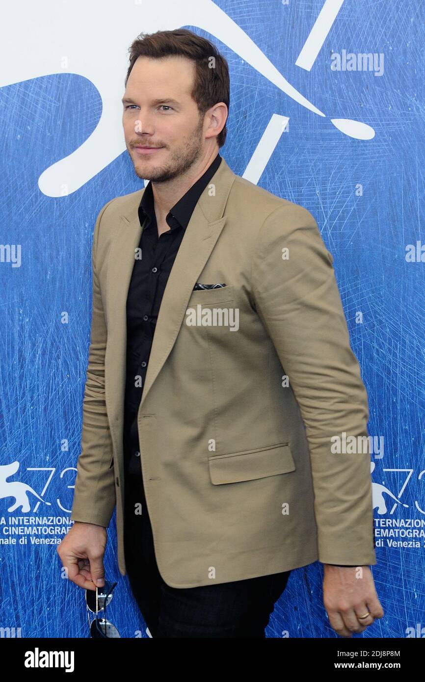 Chris Pratt attending 'The Magnificent Seven' Photocall on the Lido in