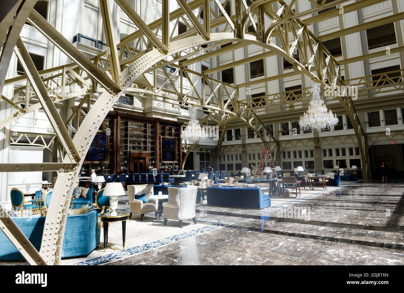 Trump international hotel lobby hi-res stock photography and images - Alamy