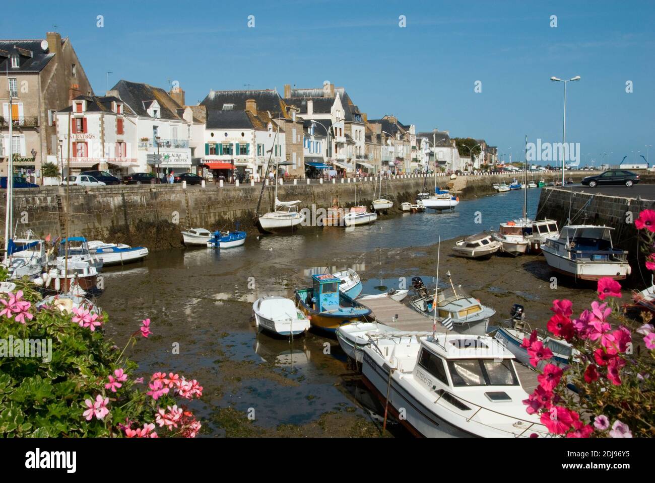Frankreich, Bretagne, Pays de la Loire, Loire Atlantique, Halbinsel Guerande, Le Croisic, Hafen Stock Photo