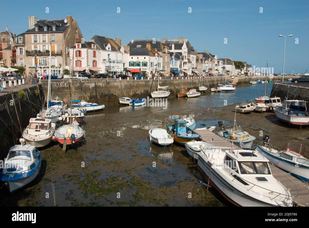 Frankreich, Bretagne, Pays de la Loire, Loire Atlantique, Halbinsel Guerande, Le Croisic, Hafen Stock Photo