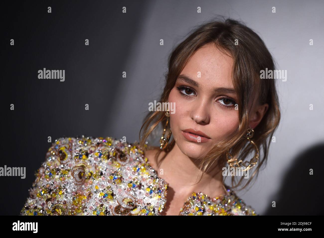 Lily-Rose Depp attends a dinner host by Chanel to celebrate the new  flagrance Number 5 L'Eau at the Sunset Tower Hotel in Los Angeles, CA, USA,  on September 22, 2016. Photo by