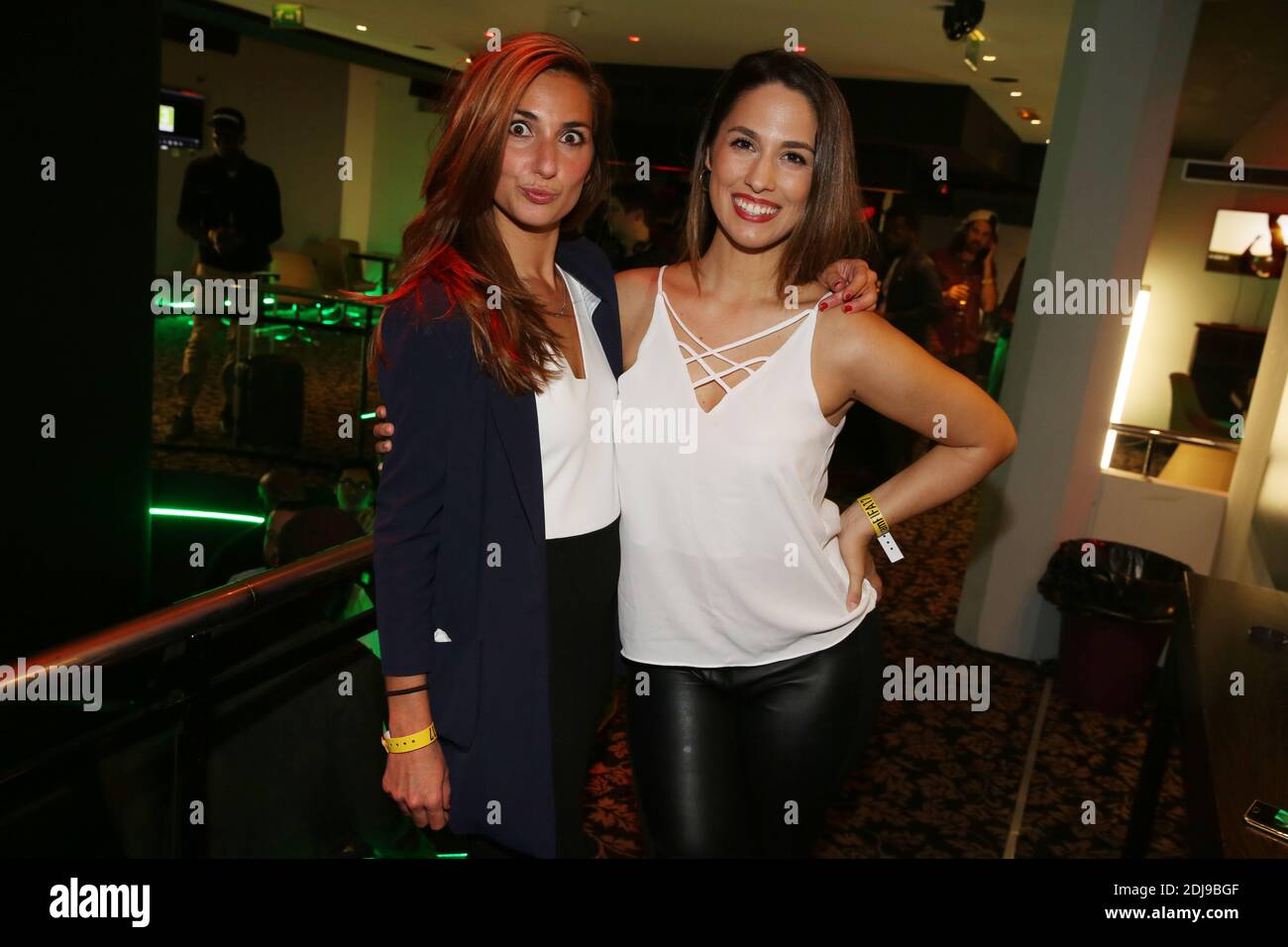 Marie Portolano and Charlotte Namura attending the launch of the new game FIFA 2017 (also called FIFA 17) held at 'Cercle Cadet' in Paris, France, on September 26, 2016. Photo by Jerome Domine/ABACAPRESS.COM Stock Photo