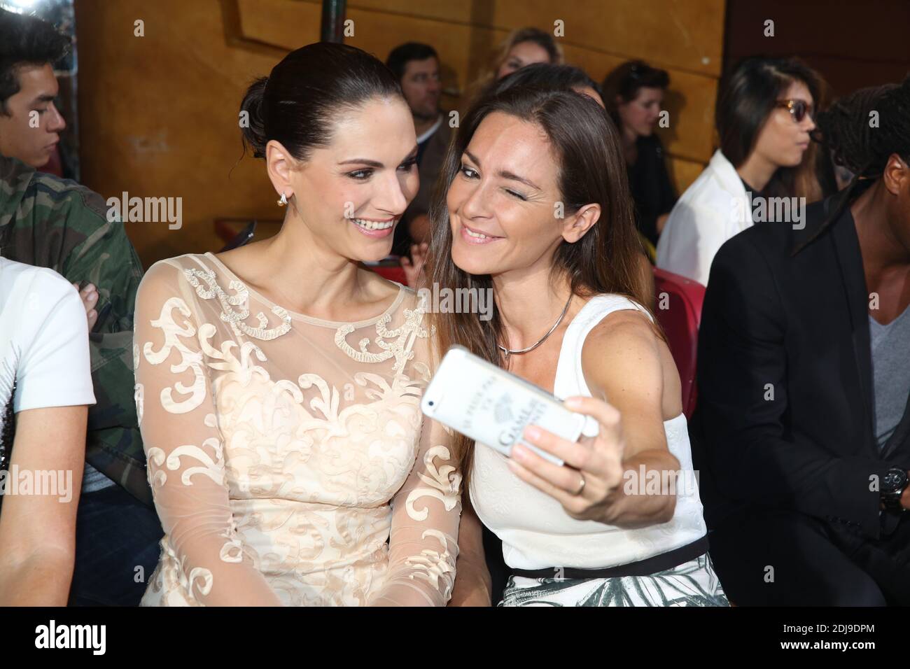Laetitia Bleger and Emmanuelle Boidron attending the Christophe