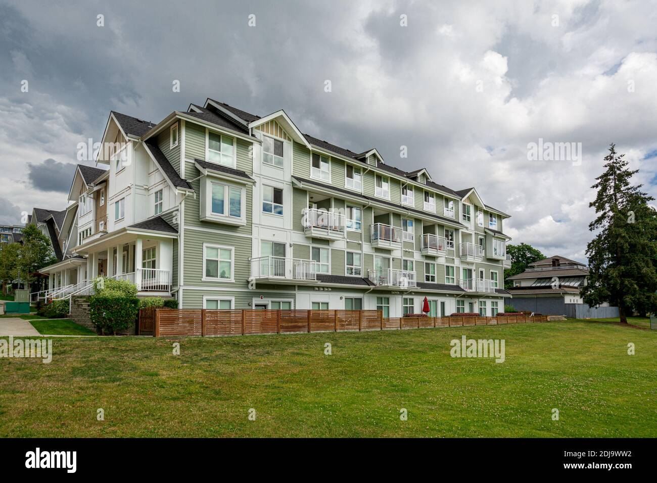 Modern Apartment Buildings in Vancouver, British Columbia, Canada Stock Photo Alamy