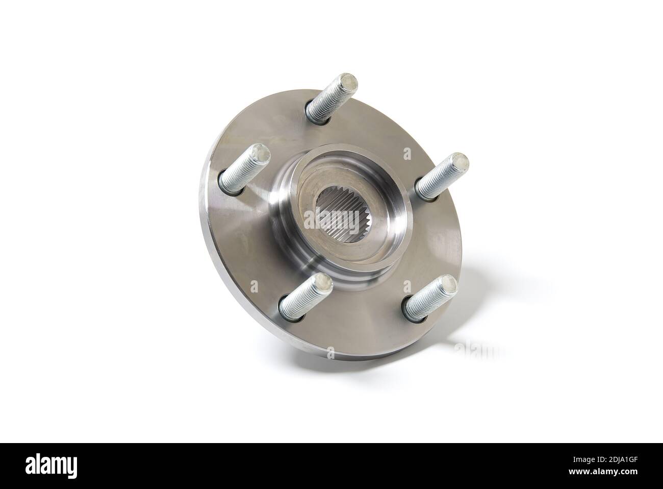 car wheel hub isolated on white. car parts Stock Photo Alamy