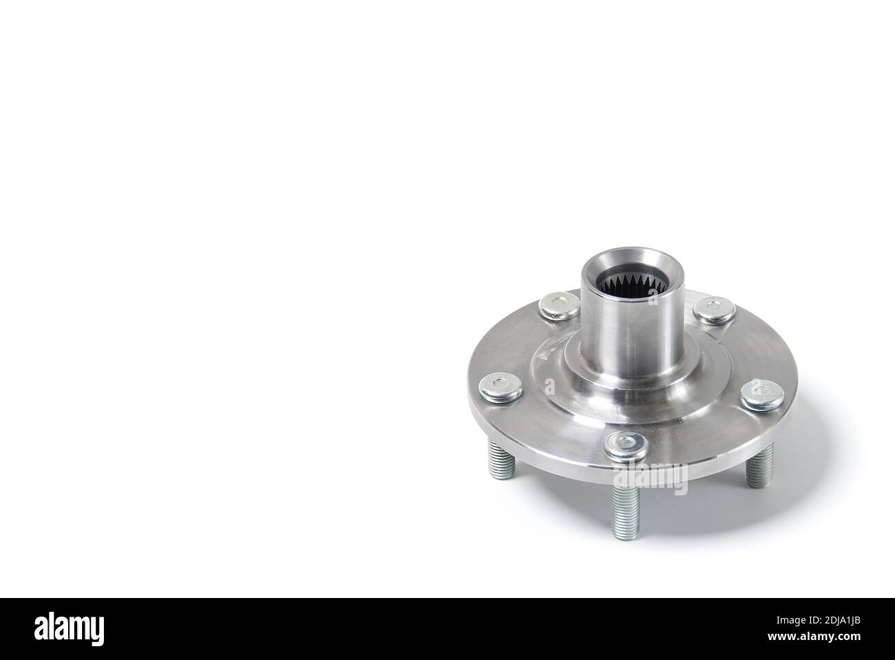 car wheel hub isolated on white. car parts Stock Photo Alamy