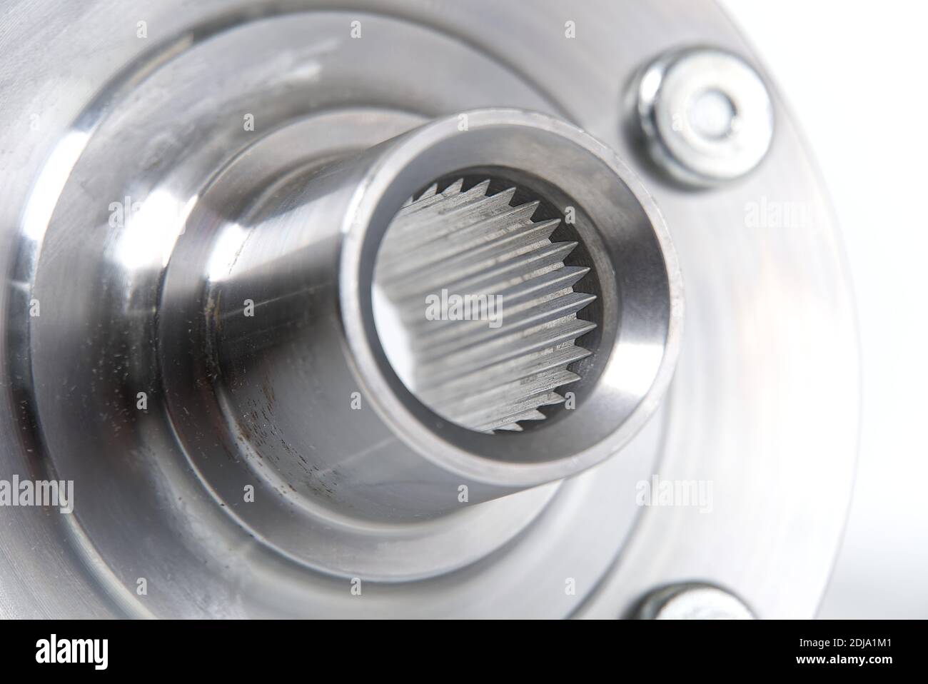 car wheel hub isolated on white. car parts Stock Photo Alamy