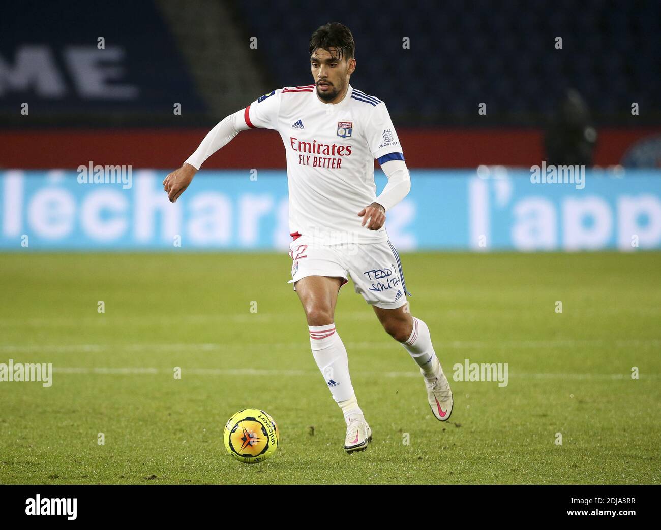 Lucas Paqueta of Lyon during the French championship Ligue 1 football match between Paris Saint-Germain (PSG) and Olympique Lyon / LM Stock Photo