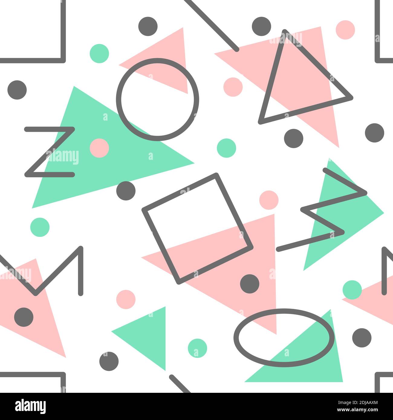 Memphis pattern in classic style. Background, wallpaper Stock Vector