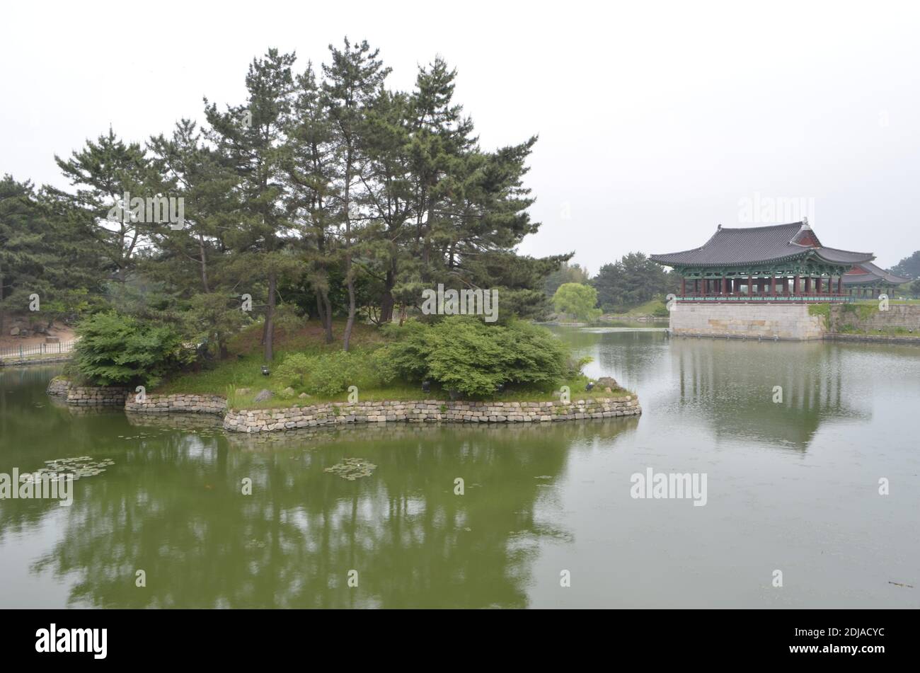The site of Banwolseong palace of Silla kingdom, Gyeogju, Korea Stock Photo  - Alamy