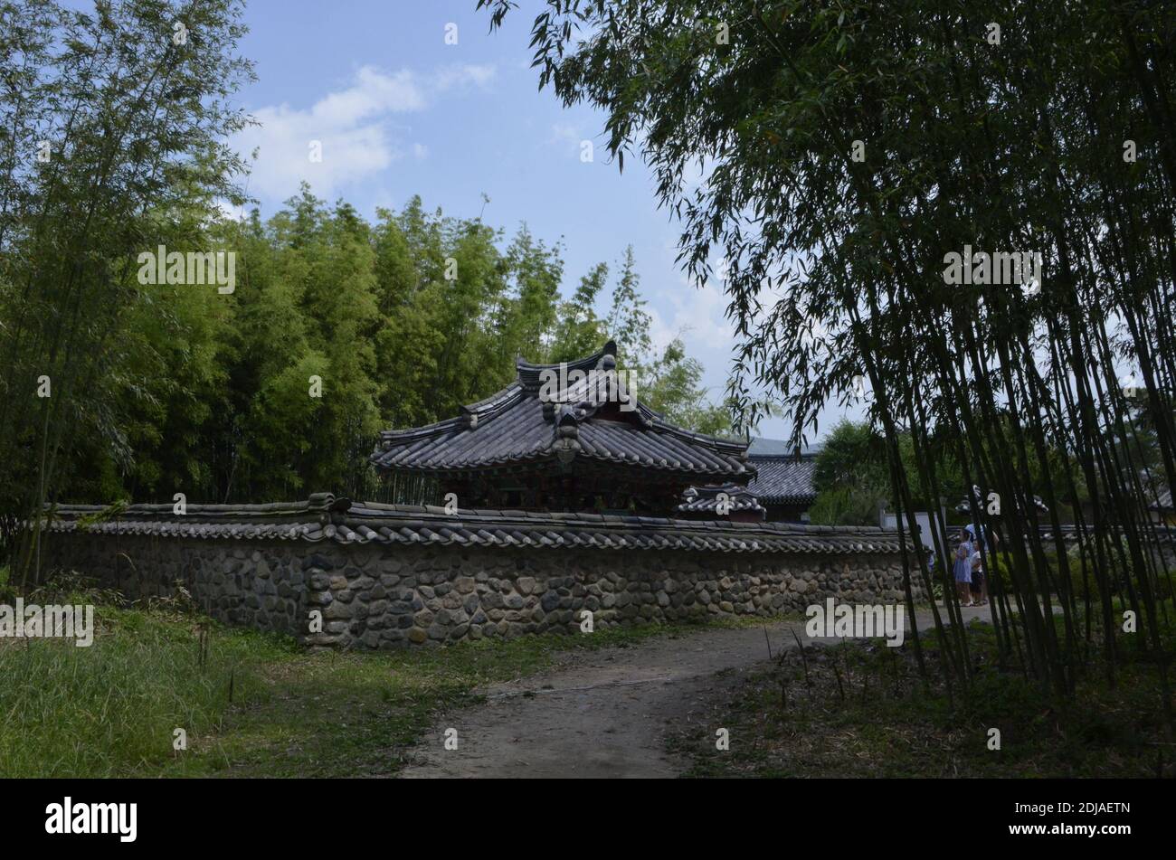 Traditional house in Gyochon traditional village, Gyeongju, Korea Stock ...