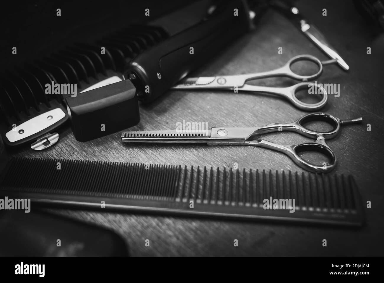 Hairdresser Black and White Stock Photos & Images Alamy