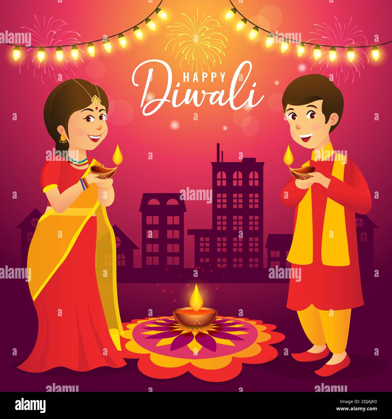 Cute cartoon indian kids in traditional clothes holding diya (oil lamp) on urban city background celebrating the festival of lights Diwali or Deepaval Stock Vector Image & Art - Alamy Cute cartoon indian kids in traditional clothes holding diya (oil lamp) on urban city background celebrating the festival of lights Diwali or Deepaval Stock Vector Image & Art - Alamy