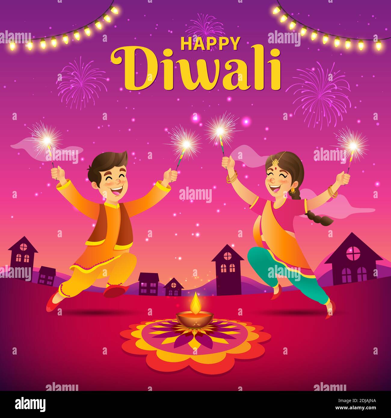 Cute cartoon indian kids in traditional clothes jumping and playing with firecracker celebrating the festival of lights Diwali or Deepavali on sky bac Stock Vector Image & Art - Alamy Cute cartoon indian kids in traditional clothes jumping and playing with firecracker celebrating the festival of lights Diwali or Deepavali on sky bac Stock Vector Image & Art - Alamy