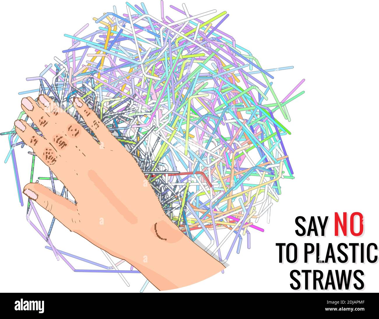 The refusal of disposable plastic drinking straws. The problems with