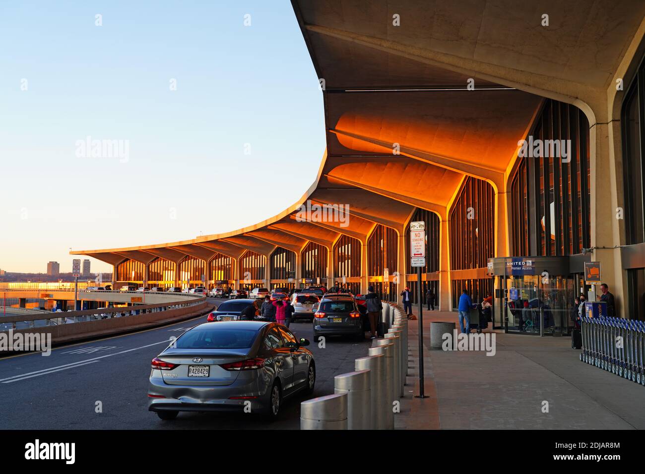 NEWARK, NJ -10 DEC 2020- View of Newark Liberty International Airport  (EWR), a large airport in New Jersey near New York City, United States. It  is a Stock Photo - Alamy