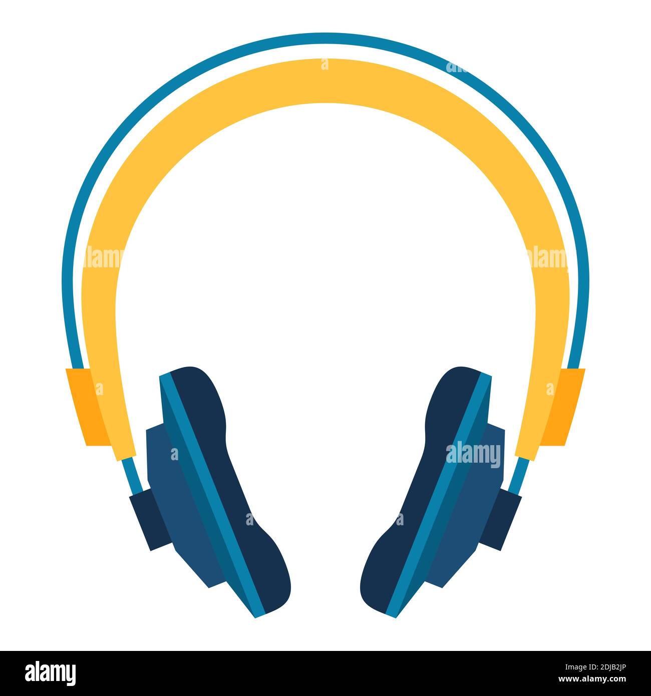 Illustration of music headphones Stock Vector Image & Art Alamy