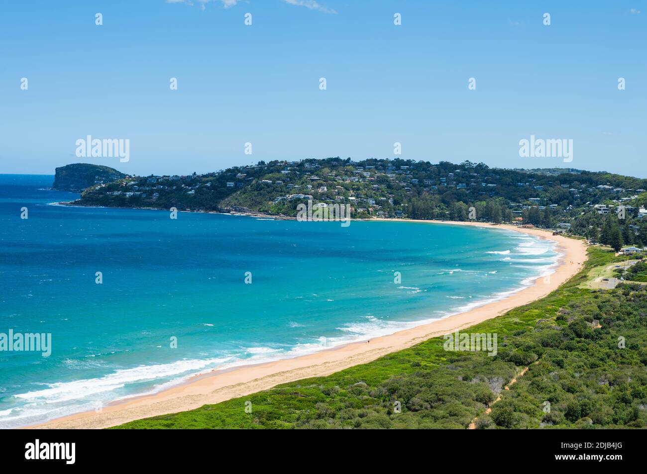 The coast of palm beach sydney australia Stock Photo