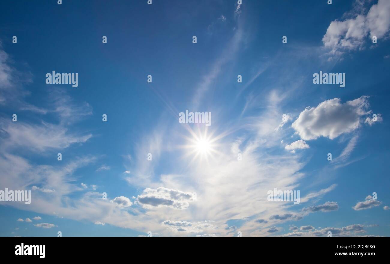 Fiery sky clouds view hi-res stock photography and images - Alamy