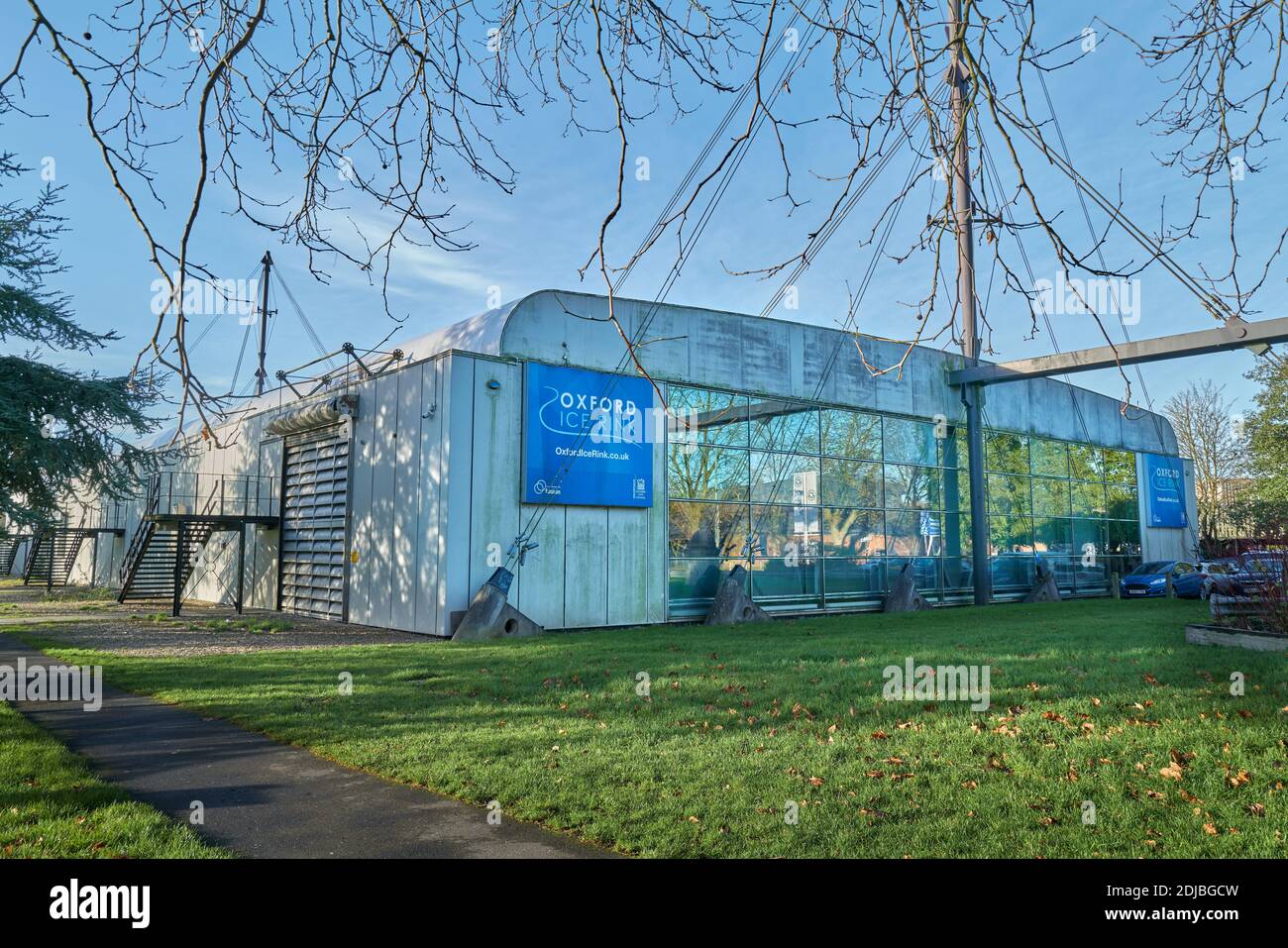 Indoor ice rink at Oxford, England Stock Photo Alamy
