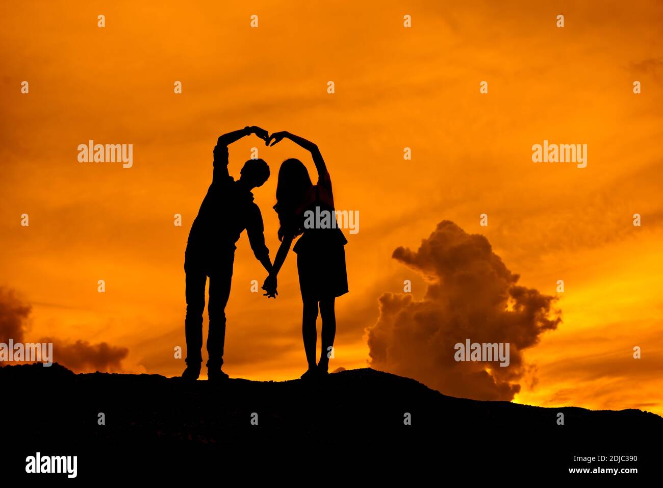 Couple Making Love Silhouette High Resolution Stock Photography and ...