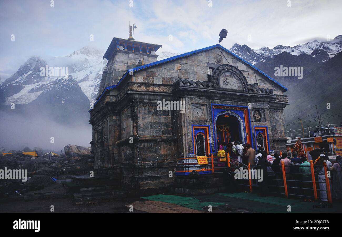 Kedar Nath Temple Stock Photo - Alamy