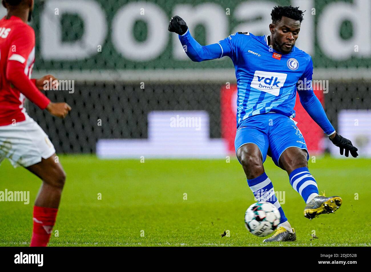 Gent Belgium December 13 Michael Ngdaeu Of Kaa Gent During The Pro League Match Between Kaa Gent And Standard Liege At Kaa Gent Stadium On Decembe Stock Photo Alamy