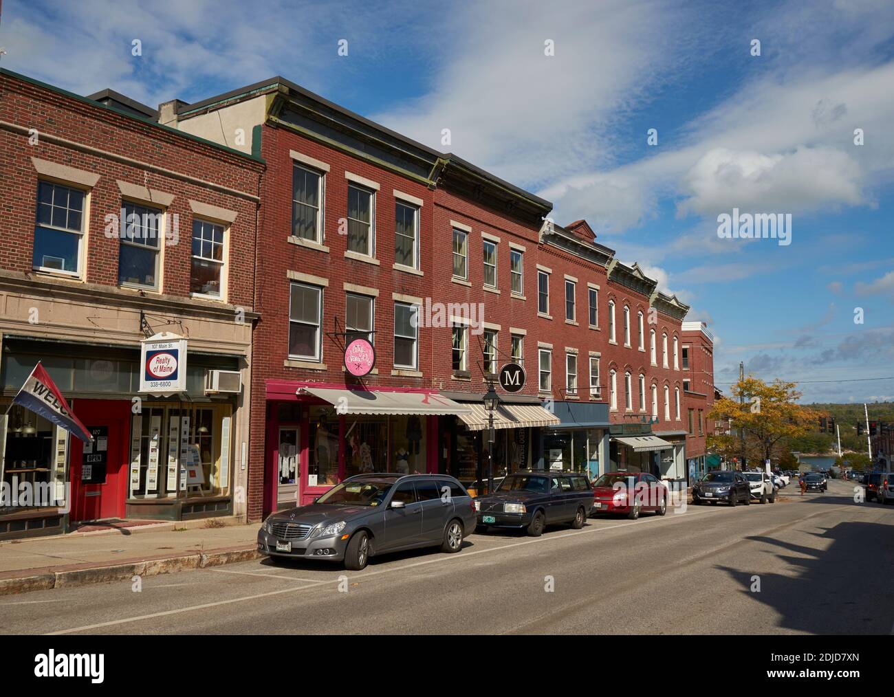 A few of some of the historic brick buildings along Main street, now a