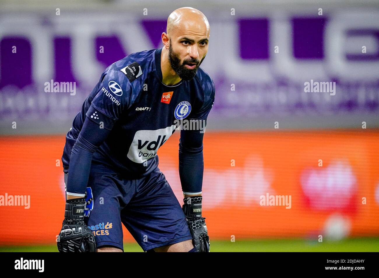 Antwerp Belgium December 13 Goalkeeper Sinan Bolat Of Kaa Gent During The Pro League Match Between Royal Antwerp Fc And Club Brugge At Bosuil Stad Stock Photo Alamy