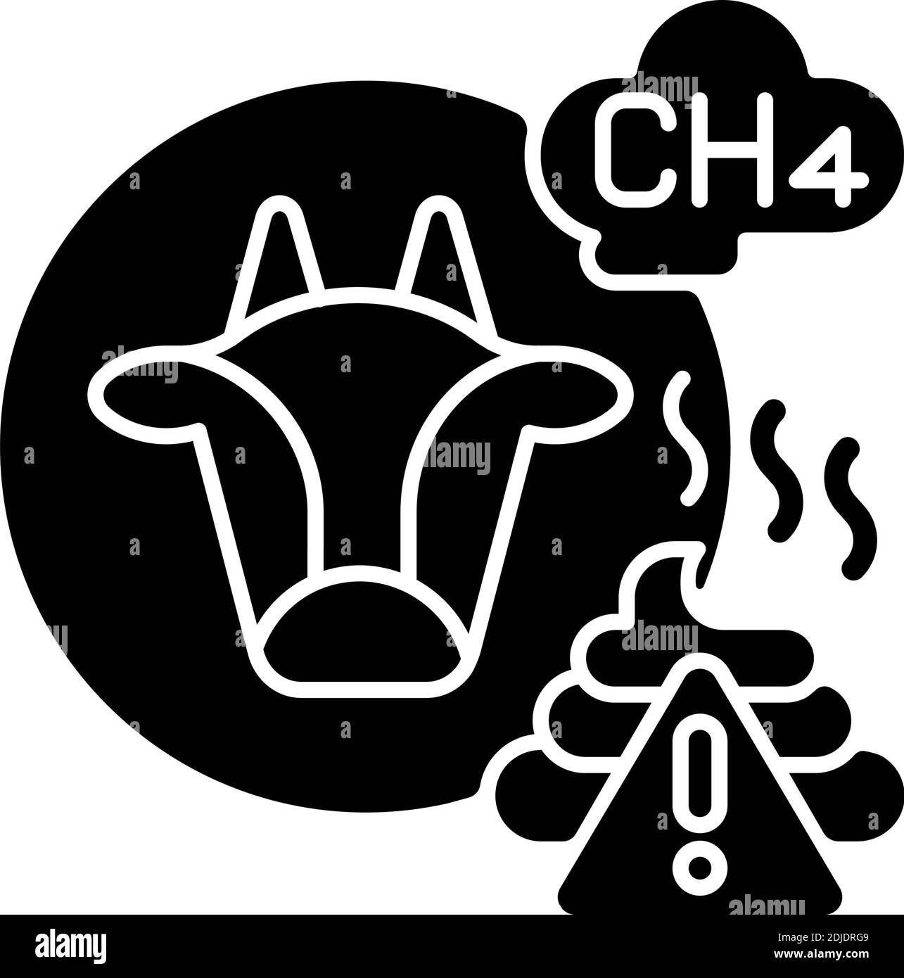 Farming livestock black glyph icon Stock Vector Image & Art - Alamy
