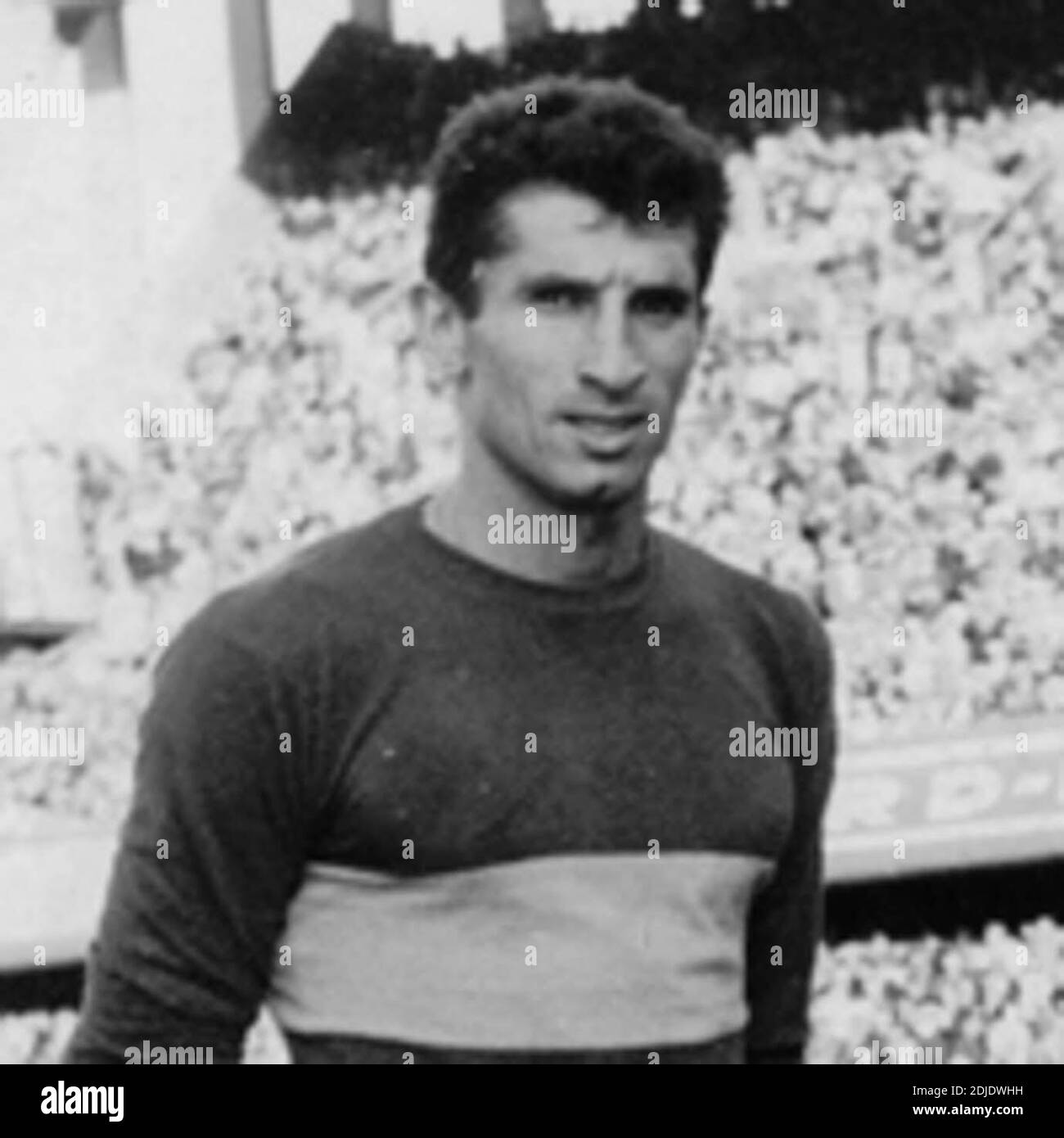 Antonio Rattin during his time with Boca Juniors in Argentina. He played his last game for the club in 1970. Stock Photo