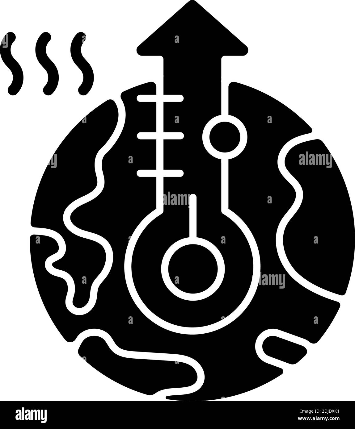 Global warming black glyph icon Stock Vector Image & Art - Alamy