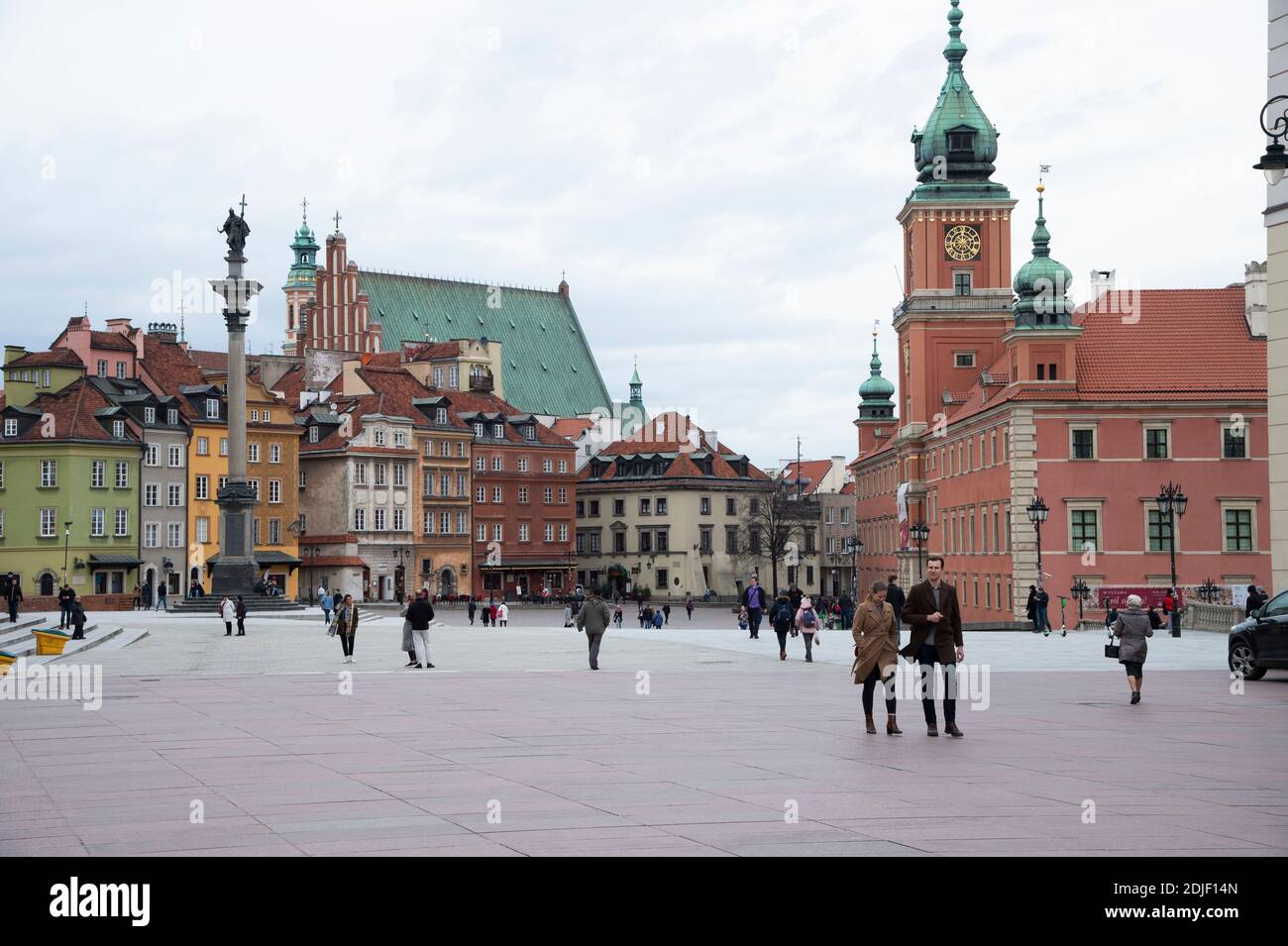 OldTown Plaza, Warsaw, Poland, (Photo by Casey B. Gibson) Stock Photo