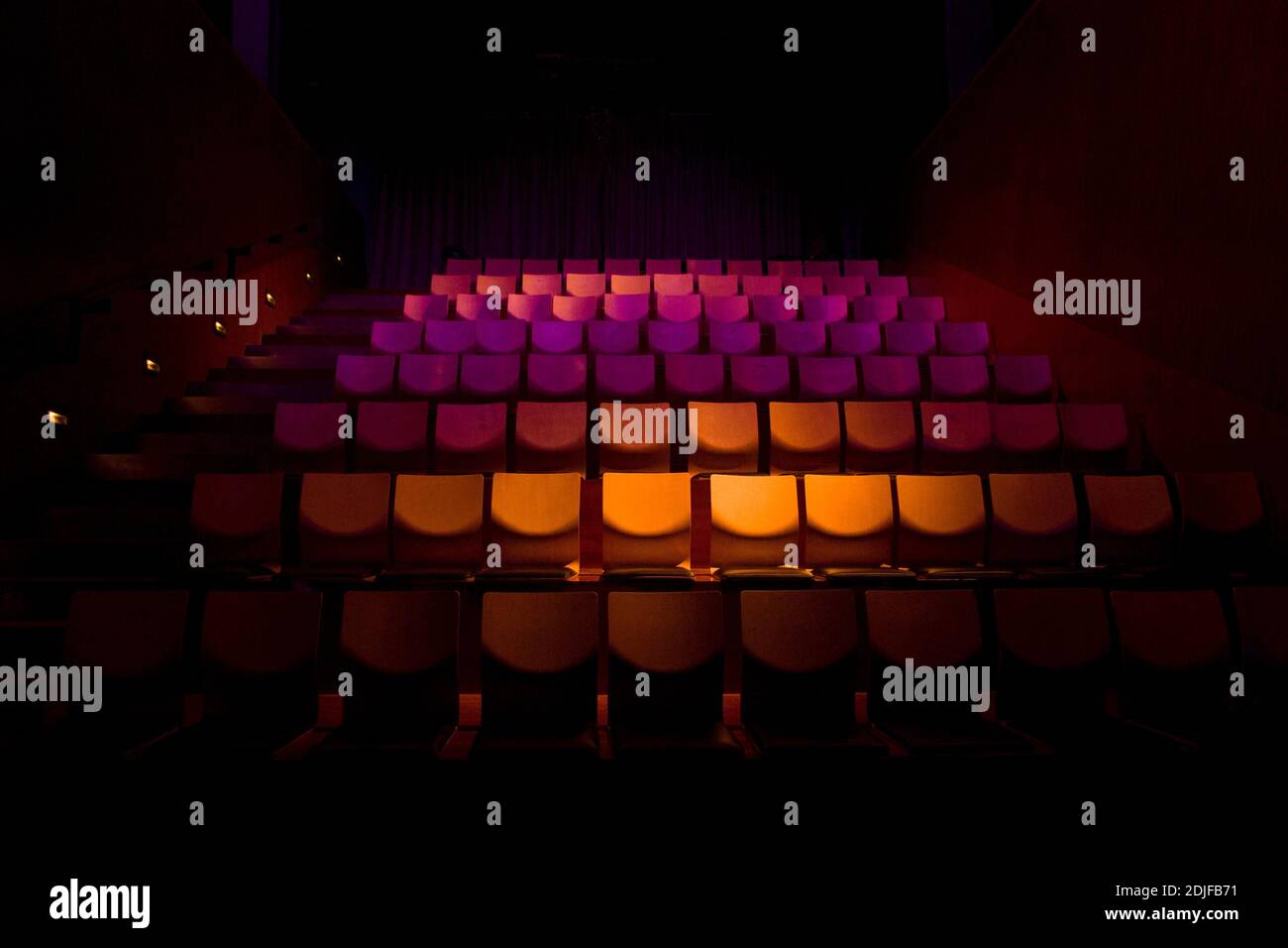 Inside The Theater Stock Photo - Alamy